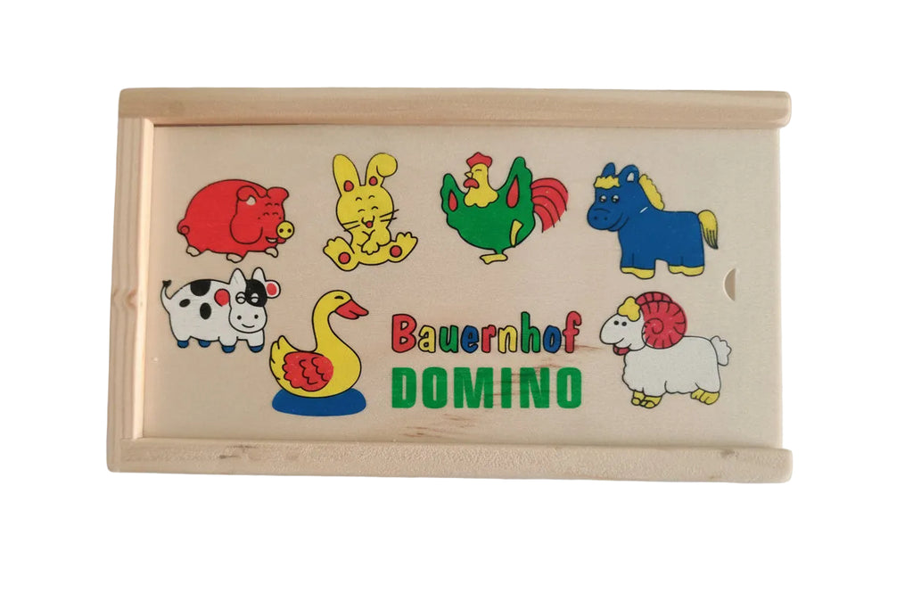 Farm Animal Dominoes Game for Toddlers & Children