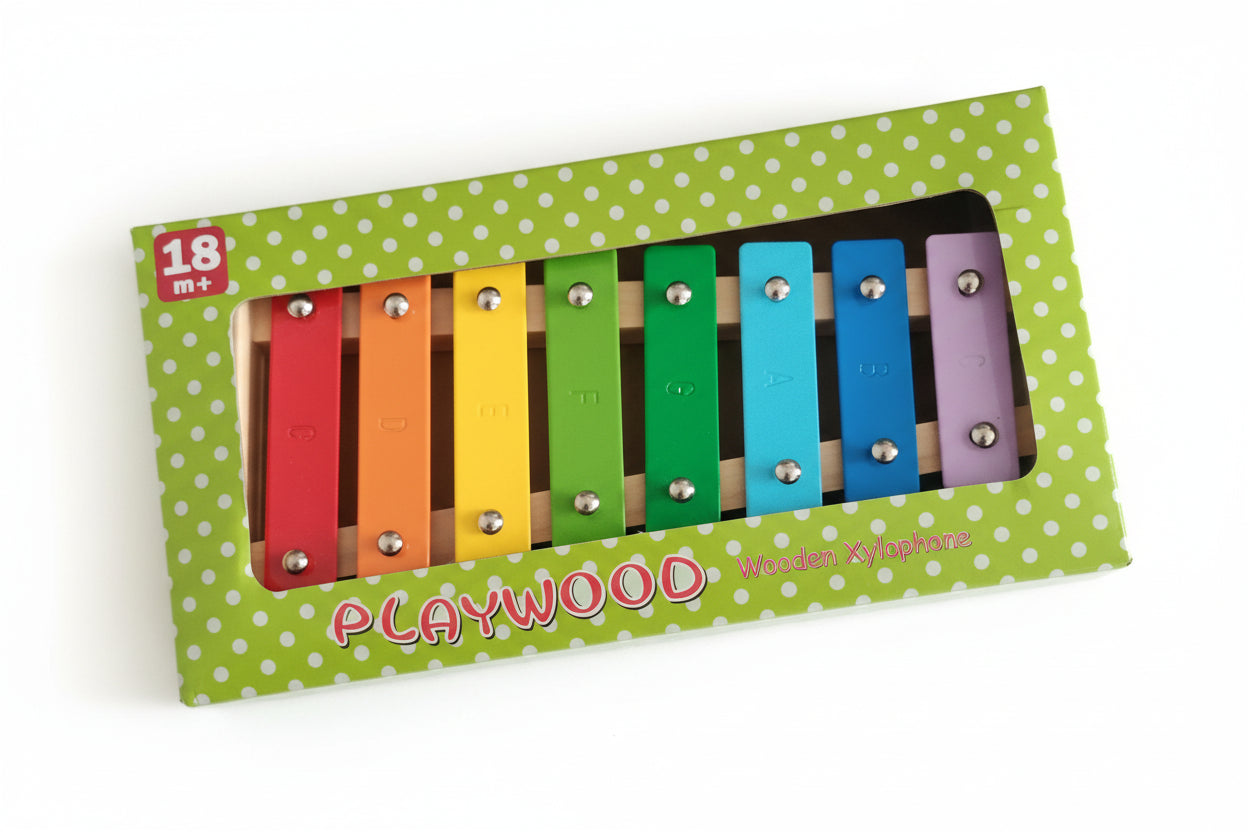 Wooden Xylophone Toy for Toddlers Age 1-3 | Musical Learning Toy Kids Gift