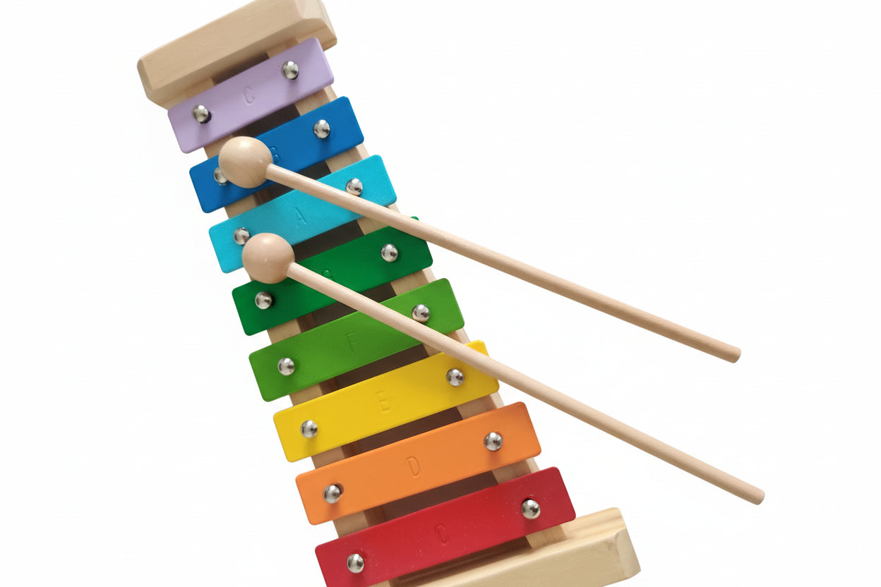 Wooden Xylophone Toy for Toddlers Age 1-3 | Musical Learning Toy Kids Gift