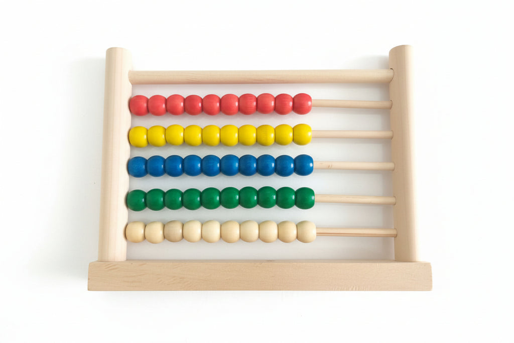Wooden Abacus Toy for Toddlers Counting & Colour Learning Educational Toy