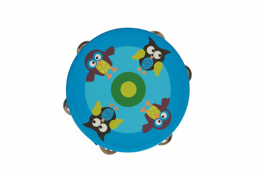 Owl Tambourine Musical Toy for Toddlers & Kids