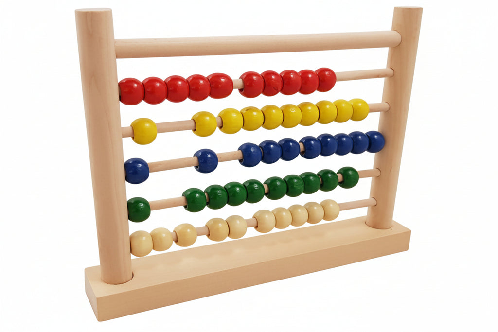 Wooden Abacus Toy for Toddlers Counting & Colour Learning Educational Toy