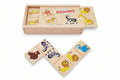 Wild Animal Wooden Dominoes Game for Children