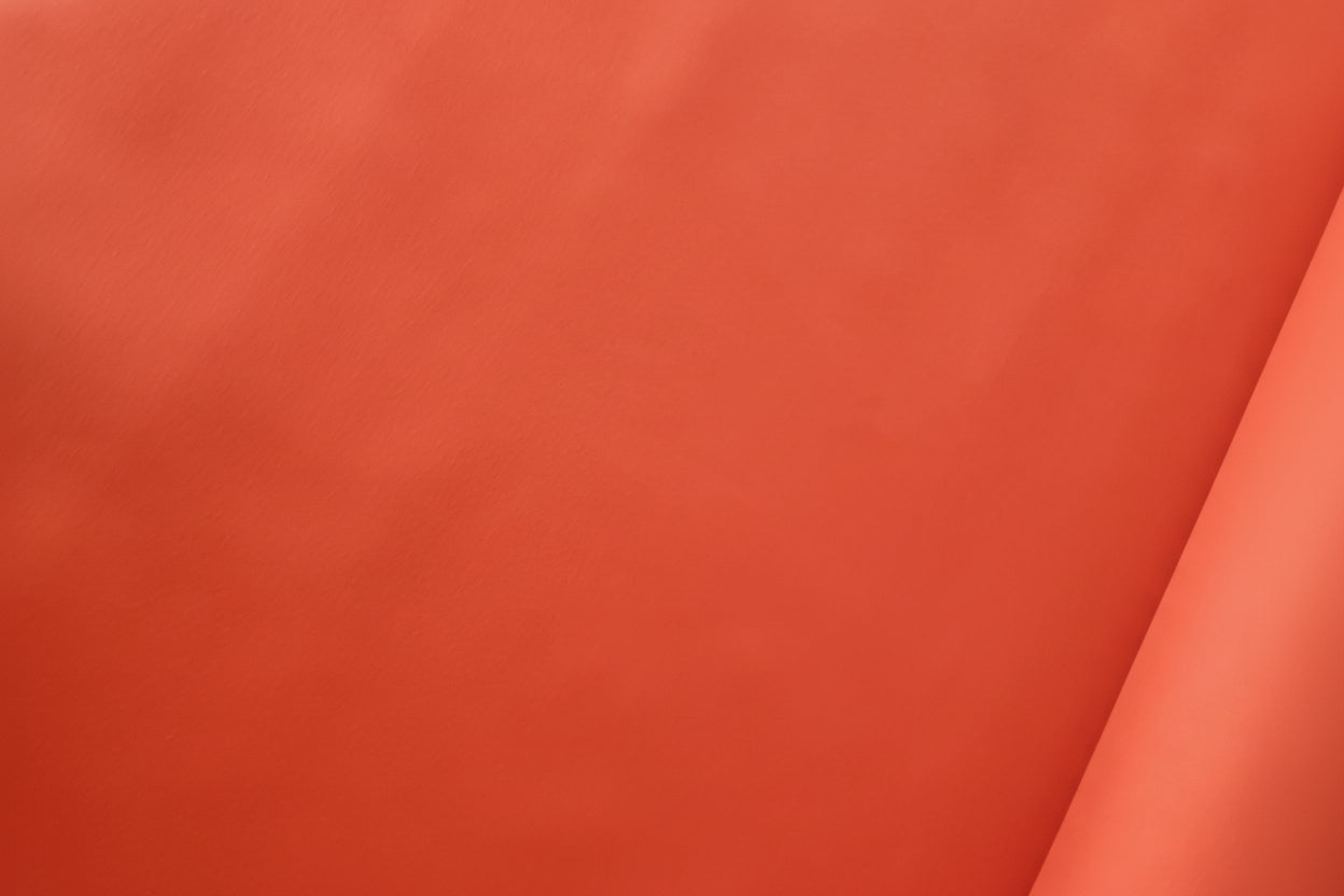 Premium Waterproof Rubber Bonded Cotton Fabric – Orange (2-Ply)