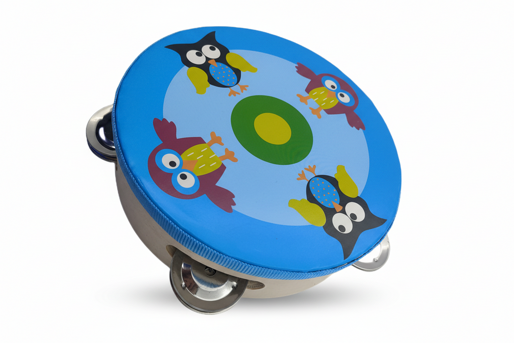 Owl Tambourine Musical Toy for Toddlers & Kids