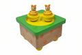 Toddler Wooden Musical Toy with Dancing Figurines